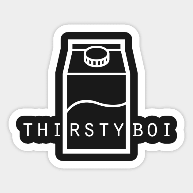 THIRSTYBOI - Aesthetic Vaporwave Juice Sticker by MeatMan